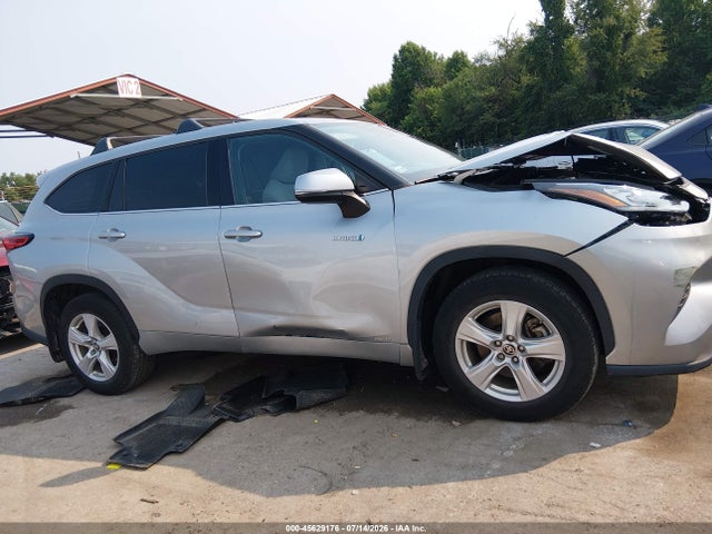 2020 Toyota Highlander Hybrid Le მანქანა იყიდება აუქციონზე, vin: 5TDBBRCH7LS512249, აუქციონის ნომერი: 45629176
