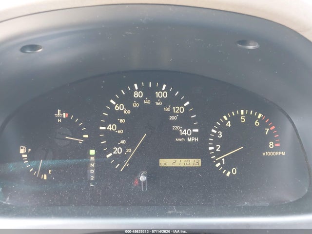 45629213 :رقم المزاد ، JTJGF10U610109731 vin ، 2001 Lexus Rx 300 مزاد بيع