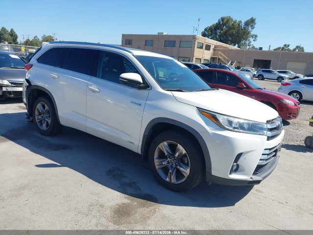 Продаж на аукціоні авто 2019 Toyota Highlander Hybrid Limited Platinum, vin: 5TDDGRFH1KS077247, номер лоту: 45629233