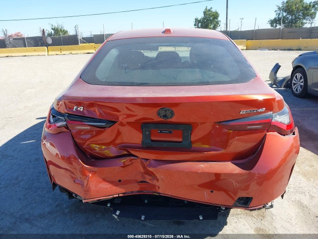 Aukcja sprzedaży 2023 Bmw I4 Edrive40, vin: WBY73AW01PFR14900, numer aukcji: 45629310