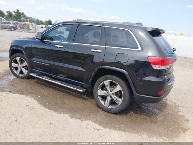 Продаж на аукціоні авто 2015 Jeep Grand Cherokee Limited, vin: 1C4RJFBGXFC864739, номер лоту: 45629339