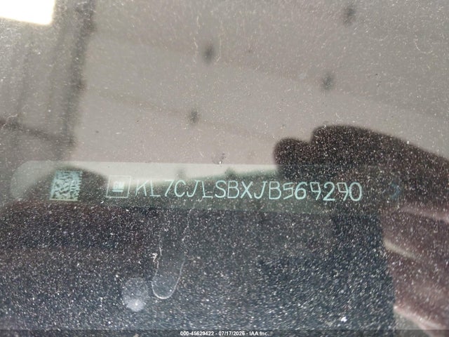 Aukcja sprzedaży 2018 Chevrolet Trax Lt, vin: KL7CJLSBXJB569290, numer aukcji: 45629422