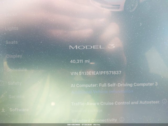 Tesla Model 3 Rear-wheel Drive 2023 5YJ3E1EA1PF571837 Image 7