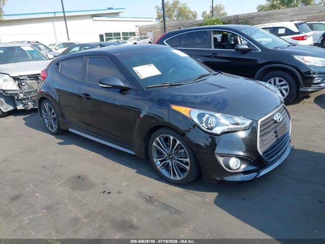 Auction sale of the 2017 Hyundai Veloster Turbo, vin: KMHTC6AE9HU313565, lot number: 45629748