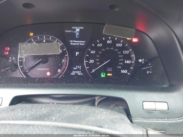 Aukcja sprzedaży 2007 Lexus Ls 460, vin: JTHBL46F675003662, numer aukcji: 45629775