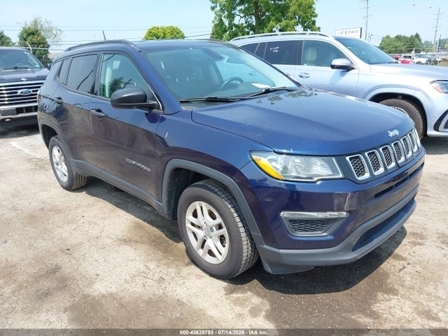 Aukcja sprzedaży 2018 Jeep Compass Sport 4x4, vin: 3C4NJDAB9JT399330, numer aukcji: 45629793