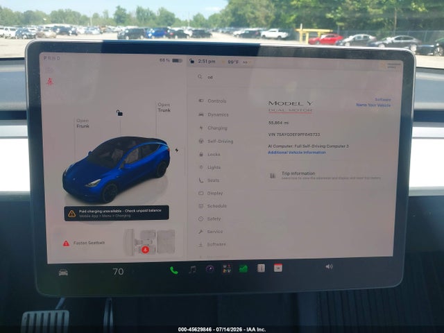 7SAYGDEF9PF645733 Tesla Model Y Performance Dual Motor All-wheel Drive