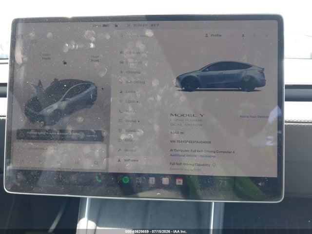 Продаж на аукціоні авто 2026 Tesla Model Y All-wheel Drive/long Range Launch Series/premium All-wheel Drive, vin: 7SAYGDEE9TA454988, номер лоту: 45629859