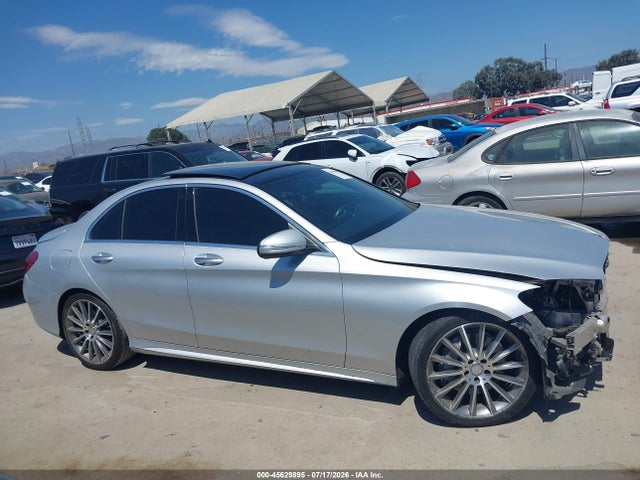 45629895 :رقم المزاد ، 55SWF4JB0FU063821 vin ، 2015 Mercedes-benz C 300 Sport مزاد بيع