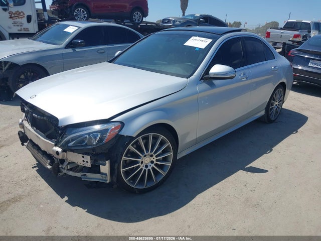 45629895 :رقم المزاد ، 55SWF4JB0FU063821 vin ، 2015 Mercedes-benz C 300 Sport مزاد بيع