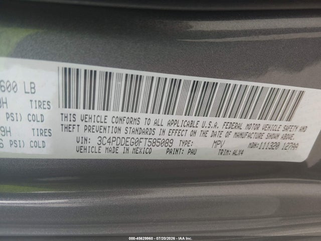 Dodge Journey R/t 2015 3C4PDDEG0FT585089 Image 9