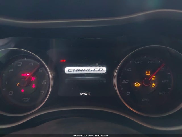 45630210 :رقم المزاد ، 2C3CDXHG5GH302888 vin ، 2016 Dodge Charger Sxt مزاد بيع
