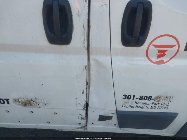 Aukcja sprzedaży 2017 Ram Promaster 3500 Cargo Van High Roof 159 Wb Ext, vin: 3C6URVJG7HE528158, numer aukcji: 45630266