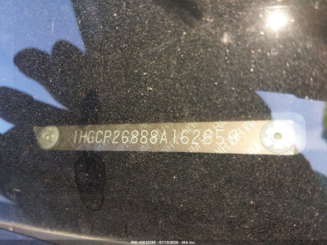 45630268 :رقم المزاد ، 1HGCP26888A162659 vin ، 2008 Honda Accord 2.4 Ex-l مزاد بيع