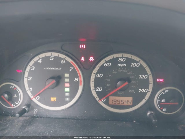 45630270 :رقم المزاد ، SHSRD68474U205465 vin ، 2004 Honda Cr-v Lx مزاد بيع