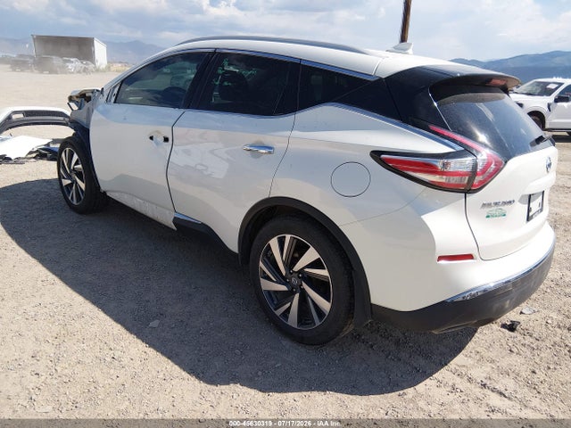 Продаж на аукціоні авто 2018 Nissan Murano Platinum, vin: 5N1AZ2MH4JN130689, номер лоту: 45630319