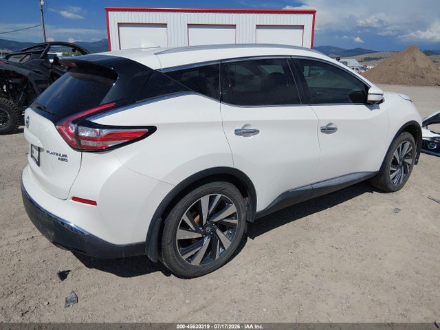 Продаж на аукціоні авто 2018 Nissan Murano Platinum, vin: 5N1AZ2MH4JN130689, номер лоту: 45630319