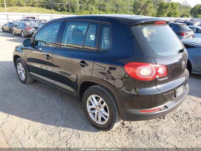 2011 Volkswagen Tiguan S მანქანა იყიდება აუქციონზე, vin: WVGBV7AX4BW519949, აუქციონის ნომერი: 45630398