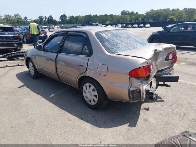 2002 Toyota Corolla Le მანქანა იყიდება აუქციონზე, vin: 2T1BR12EX2C574305, აუქციონის ნომერი: 45630433