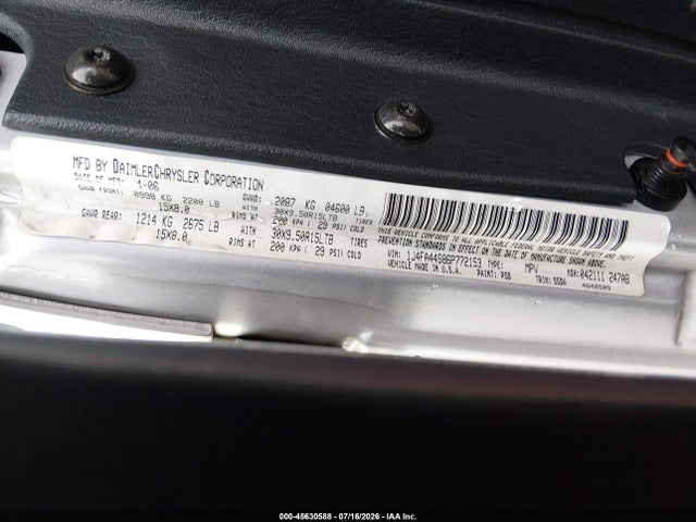 Aukcja sprzedaży 2006 Jeep Wrangler Unlimited, vin: 1J4FA44S86P772153, numer aukcji: 45630588