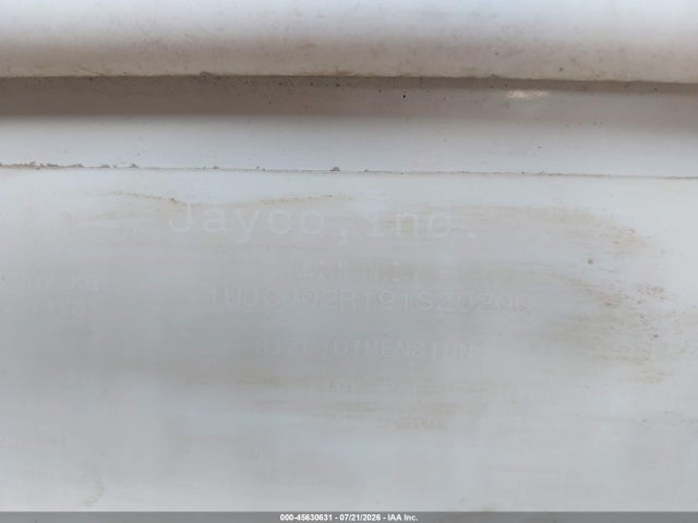 Продаж на аукціоні авто 2009 Jayco Designer, vin: 1UJCJ02R191SZ0200, номер лоту: 45630631