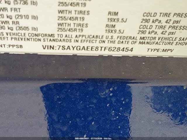 Продажа на аукционе авто 2026 Tesla Model Y All-wheel Drive/long Range Launch Series/premium All-wheel Drive, vin: 7SAYGAEE8TF628454, номер лота: 45630651