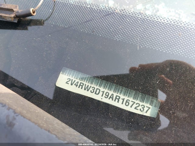 Aukcja sprzedaży 2010 Volkswagen Routan Se, vin: 2V4RW3D19AR167237, numer aukcji: 45630702