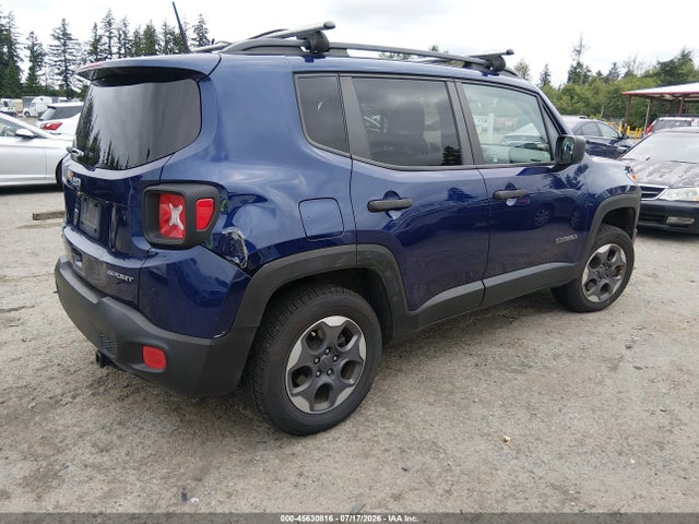 Aukcja sprzedaży 2018 Jeep Renegade Sport 4x4, vin: ZACCJBAB3JPH19339, numer aukcji: 45630816