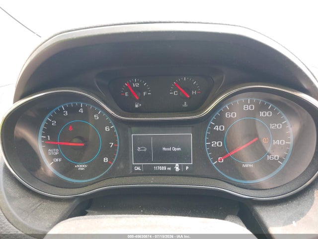 2017 Chevrolet Cruze Ls Auto მანქანა იყიდება აუქციონზე, vin: 1G1BC5SMXH7245753, აუქციონის ნომერი: 45630874