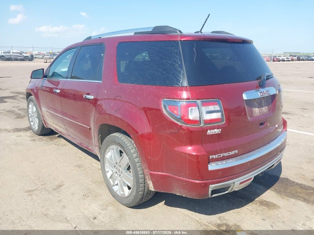 2015 Gmc Acadia Denali მანქანა იყიდება აუქციონზე, vin: 1GKKVTKD4FJ292030, აუქციონის ნომერი: 45630883