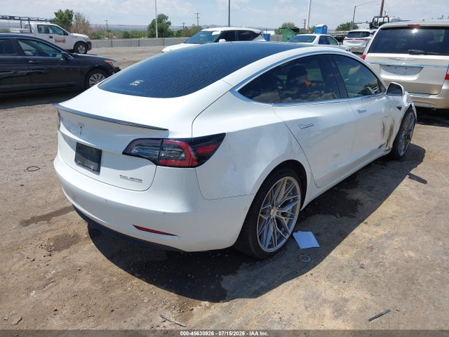 45630926 :رقم المزاد ، 5YJ3E1EB4KF513934 vin ، 2019 Tesla Model 3 Long Range/performance مزاد بيع