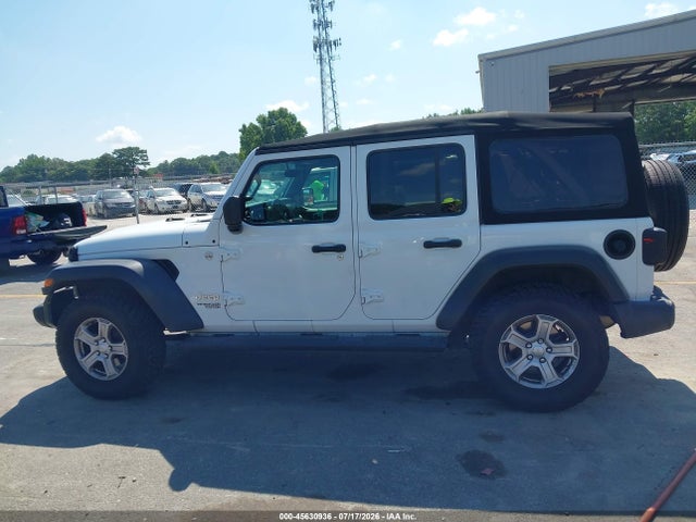 Продаж на аукціоні авто 2019 Jeep Wrangler Unlimited Sport S 4x4, vin: 1C4HJXDGXKW573052, номер лоту: 45630936