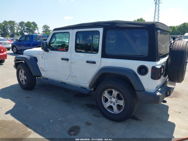 Продаж на аукціоні авто 2019 Jeep Wrangler Unlimited Sport S 4x4, vin: 1C4HJXDGXKW573052, номер лоту: 45630936