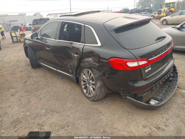 45631071 :رقم المزاد ، 2LMTJ6LP0GBL64076 vin ، 2016 Lincoln Mkx Reserve مزاد بيع