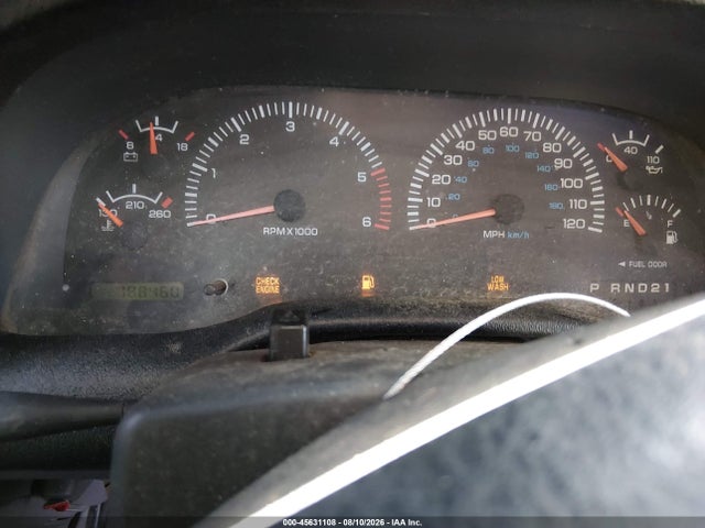 45631108 :رقم المزاد ، 1B7HF16Z5WS577956 vin ، 1998 Dodge Ram 1500 St مزاد بيع