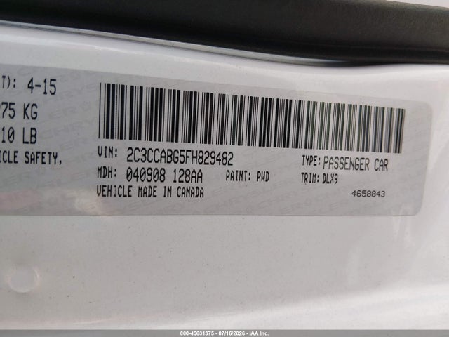 Chrysler 300 S 2015 2C3CCABG5FH829482 Image 9