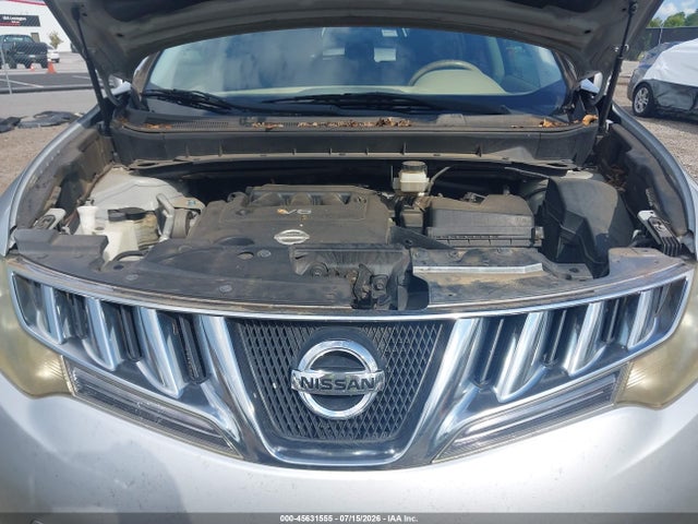 2009 Nissan Murano Sl მანქანა იყიდება აუქციონზე, vin: JN8AZ18U29W030302, აუქციონის ნომერი: 45631555