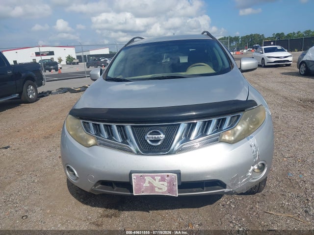 2009 Nissan Murano Sl მანქანა იყიდება აუქციონზე, vin: JN8AZ18U29W030302, აუქციონის ნომერი: 45631555