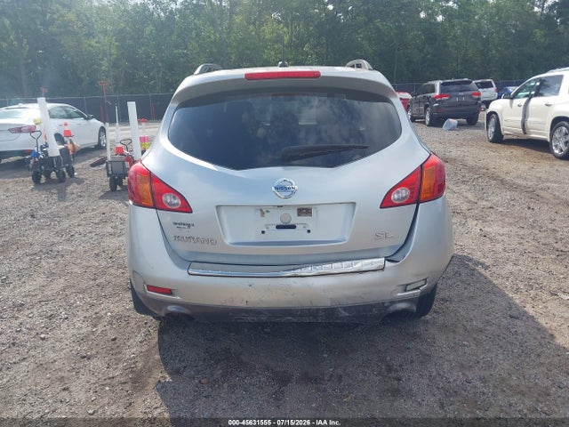 2009 Nissan Murano Sl მანქანა იყიდება აუქციონზე, vin: JN8AZ18U29W030302, აუქციონის ნომერი: 45631555