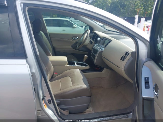 2009 Nissan Murano Sl მანქანა იყიდება აუქციონზე, vin: JN8AZ18U29W030302, აუქციონის ნომერი: 45631555