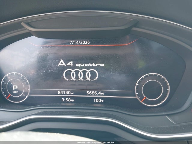 Aukcja sprzedaży 2018 Audi A4 2.0t Premium, vin: WAUFNAF47JA057848, numer aukcji: 45631563