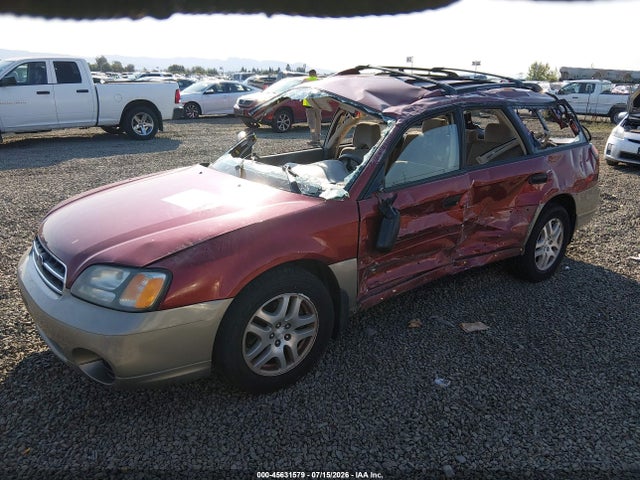 Aukcja sprzedaży 2002 Subaru Outback, vin: 4S3BH665027617044, numer aukcji: 45631579