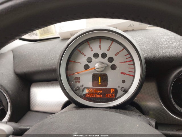 2008 Mini Cooper S მანქანა იყიდება აუქციონზე, vin: WMWMF73508TV35868, აუქციონის ნომერი: 45631724
