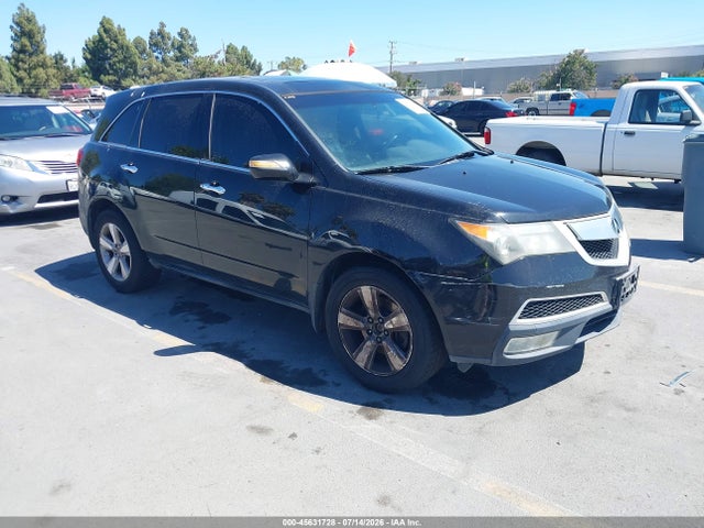 2010 Acura Mdx Technology Package მანქანა იყიდება აუქციონზე, vin: 2HNYD2H62AH511518, აუქციონის ნომერი: 45631728