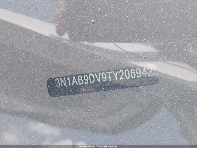 45631754 :رقم المزاد ، 3N1AB9DV9TY206942 vin ، 2026 Nissan Sentra Sr مزاد بيع