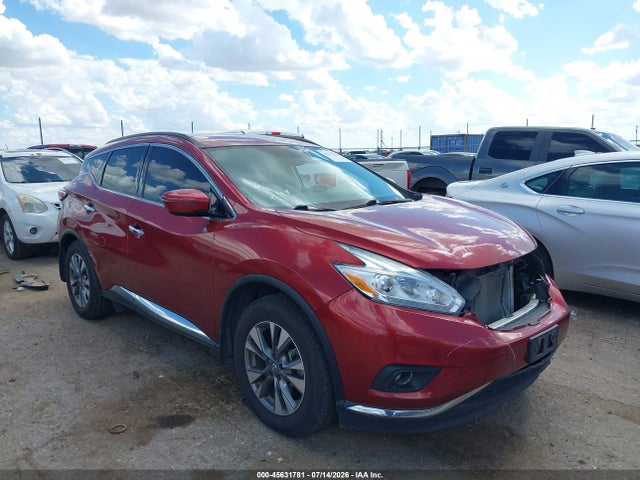 2016 Nissan Murano Sv მანქანა იყიდება აუქციონზე, vin: 5N1AZ2MG5GN172031, აუქციონის ნომერი: 45631781