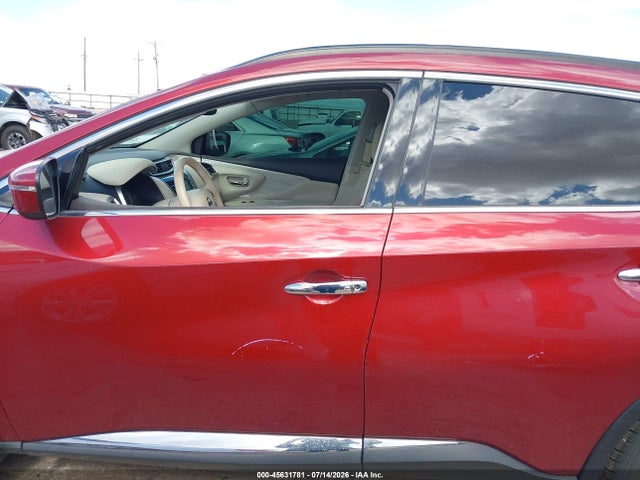 2016 Nissan Murano Sv მანქანა იყიდება აუქციონზე, vin: 5N1AZ2MG5GN172031, აუქციონის ნომერი: 45631781