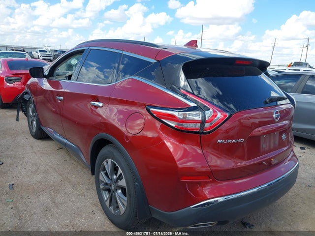 2016 Nissan Murano Sv მანქანა იყიდება აუქციონზე, vin: 5N1AZ2MG5GN172031, აუქციონის ნომერი: 45631781