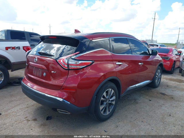 2016 Nissan Murano Sv მანქანა იყიდება აუქციონზე, vin: 5N1AZ2MG5GN172031, აუქციონის ნომერი: 45631781