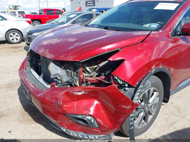2016 Nissan Murano Sv მანქანა იყიდება აუქციონზე, vin: 5N1AZ2MG5GN172031, აუქციონის ნომერი: 45631781